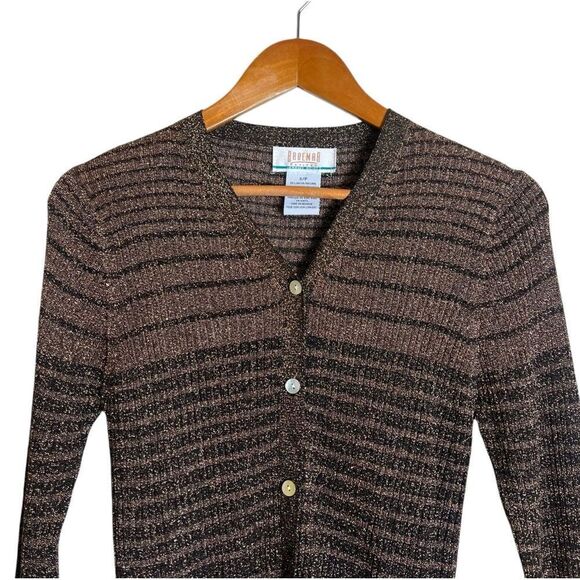 Braemar petites metallic cardigan. Size small - Picture 2 of 7